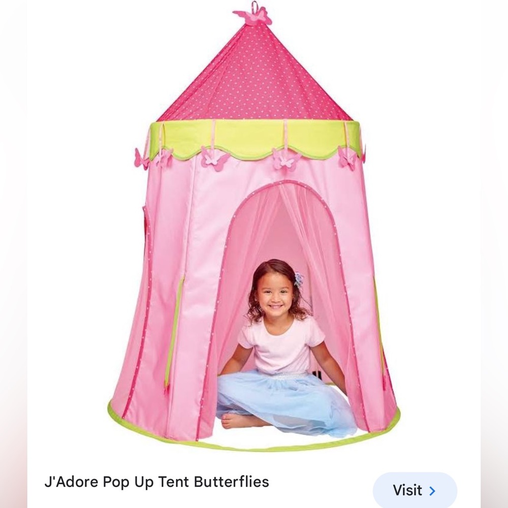J’Adore Pink Play Tent for Girls